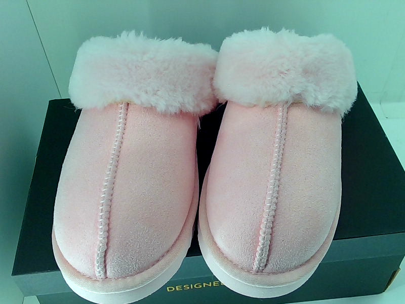 NEARR Women's Cozy Pink Slip-On Slippers Size 6