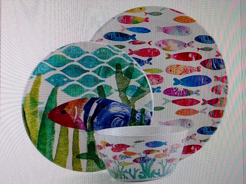 Bellaforte One Fish Two Fish 12-Piece Dinnerware Set - Multicolor