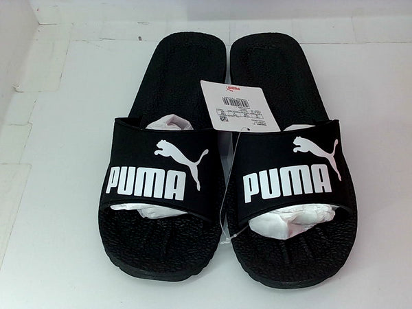 Puma Unisex Purecat Slides Black Size 7