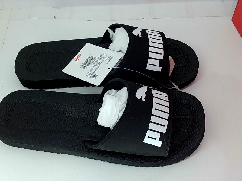 Puma Unisex Purecat Slides Black Size 7