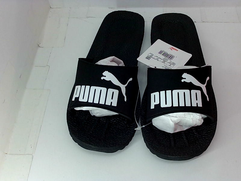 Puma Unisex Purecat Slides Black Size 7