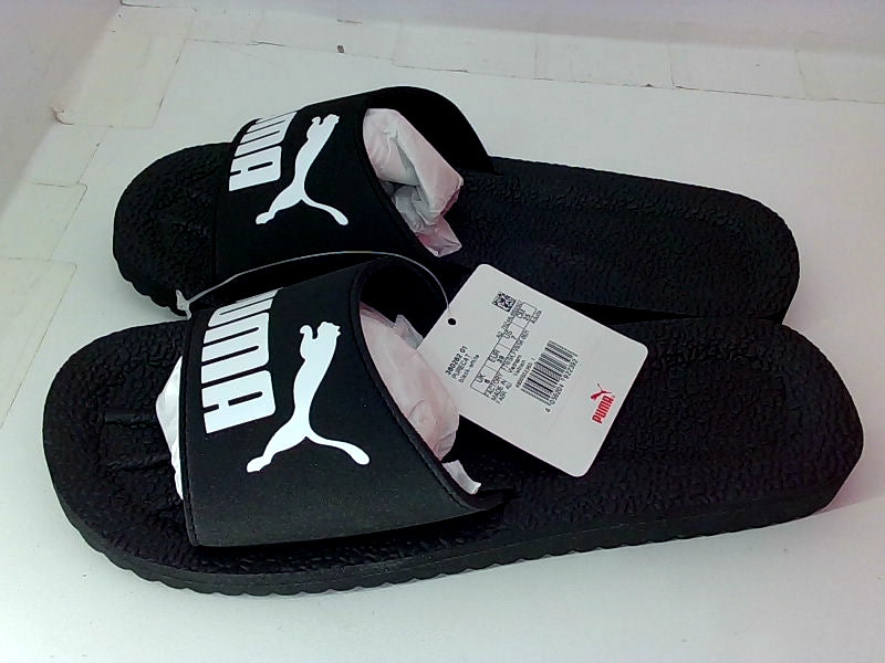 Puma Unisex Purecat Slides Black Size 7