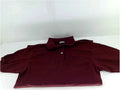 Hanes Mens Short Sleeve Polo Shirt Color Red Size Small