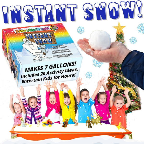 Instant Snow Powder for Christmas Decor Guide Color Multicolor Size 1 Pck