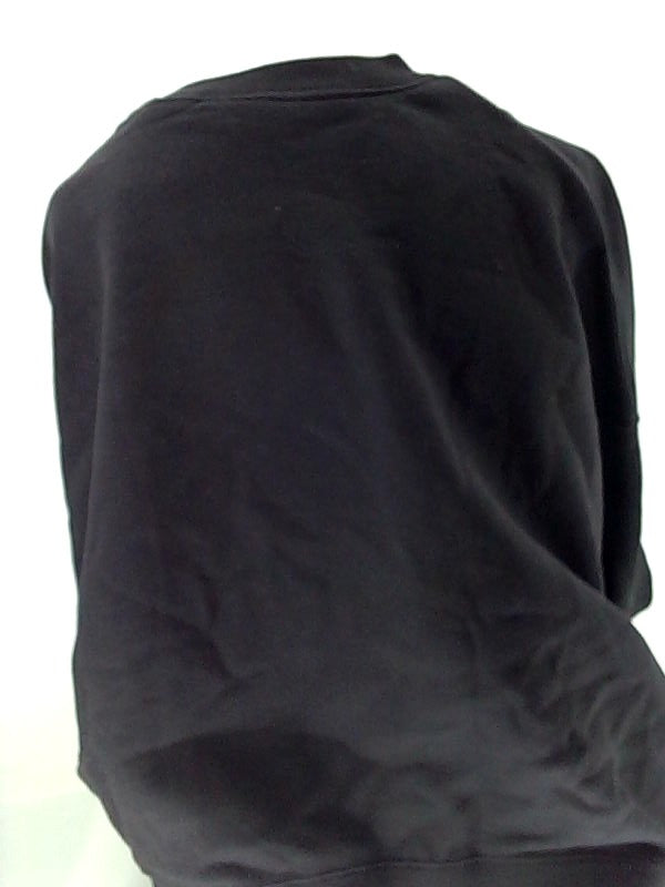Nike Womens Team Fleece Sweatshirt Relaxed Hoodie Color Black Size Large