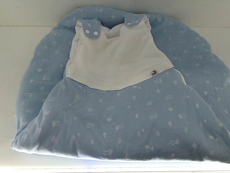 Sweet Slep Baby Girl Warm Sleep Sleepwear Color Light Blue Size 16 to 18 Slim