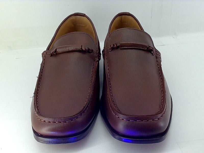 Libertyzone Men's Brown Tassel Loafers - Size 10