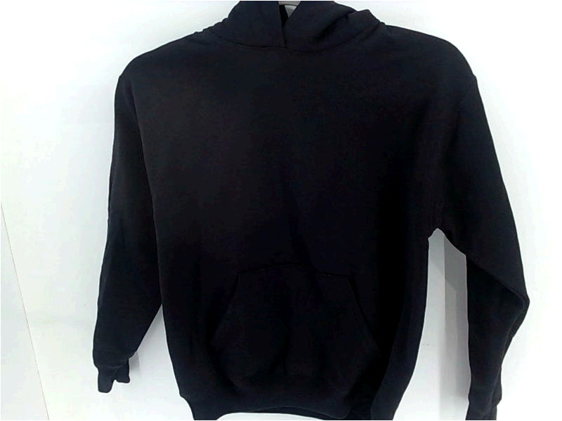 Hanes Boys SWEATSHIRT Loose Fit Long Sleeve Pullover Color Black Size 14-16