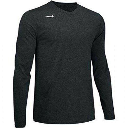 Nike Boys Legend Long Sleeve Athletic T-Shirt Black Large