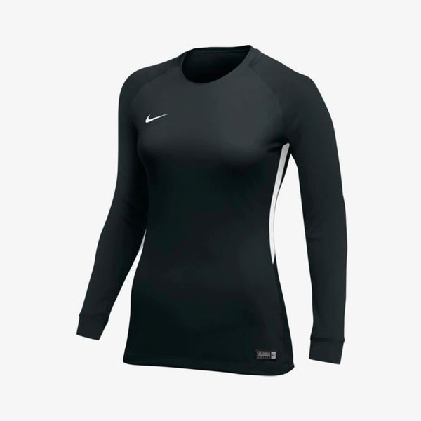 Nike Tiempo Premier Black Long Sleeve Soccer Jersey - Women's Small