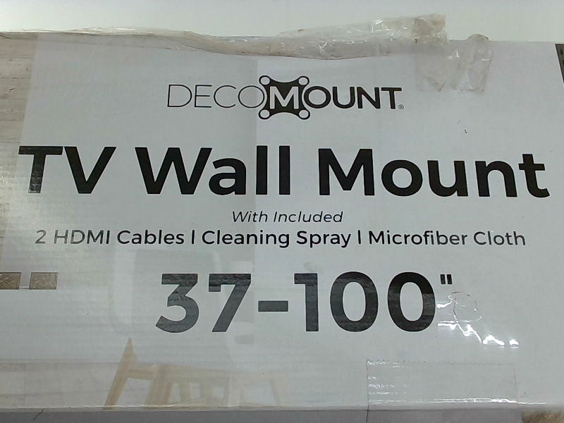 Decomount TV Wall Mount 37-100 inch with Accessories