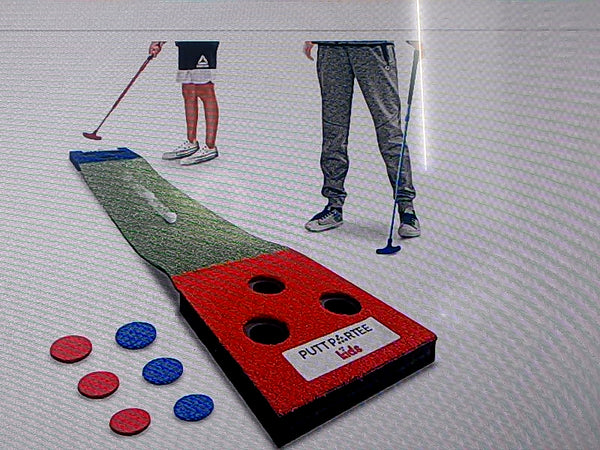 Portable Golf Pong Game for Kids MultiColor