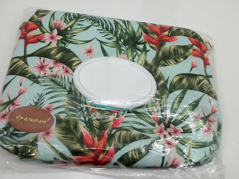 4 Nature Diaper Wipes Bag Color Floral Size 11 X 8 Inch