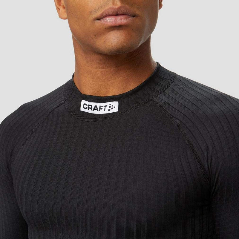 Craft Men's Black Baselayer Long Sleeve Training Shirt Large