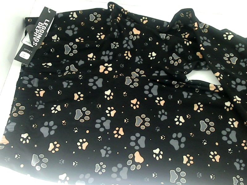 Women's Leggings with Paw Print Design Onesize