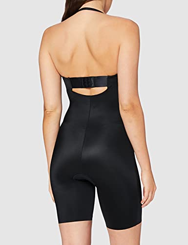 SPANX Strapless Cupped Mid-Thigh Bodysuit, Very Black, Medium