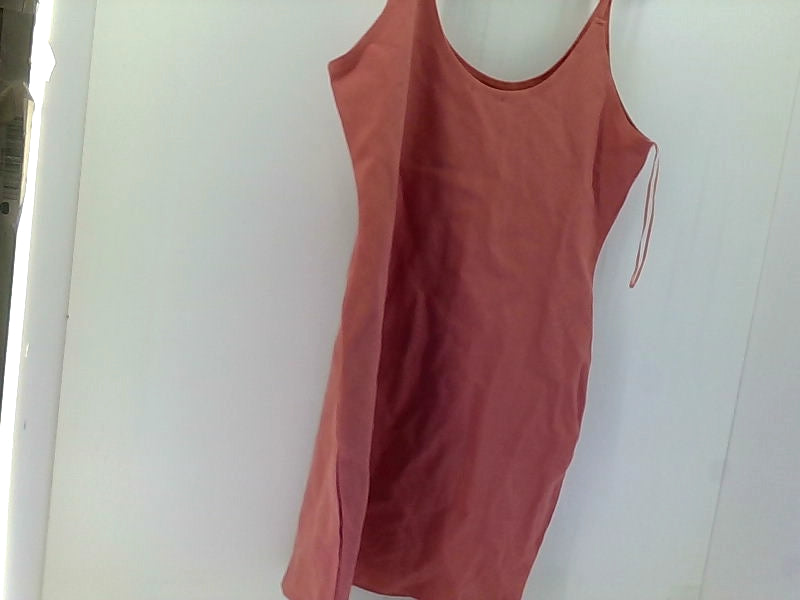 Pink Stretch Strap Tank Casual Dress Size XXLarge