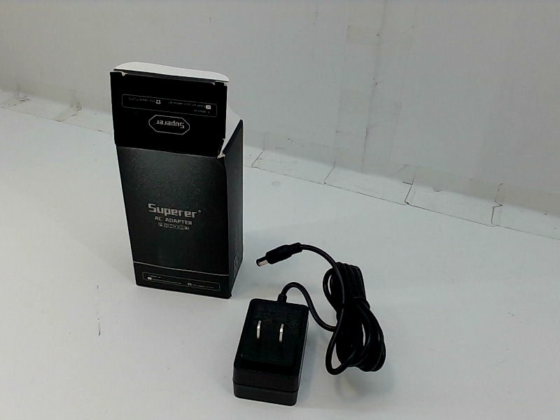 Superer AC Adapter Power Supply Charger - Black
