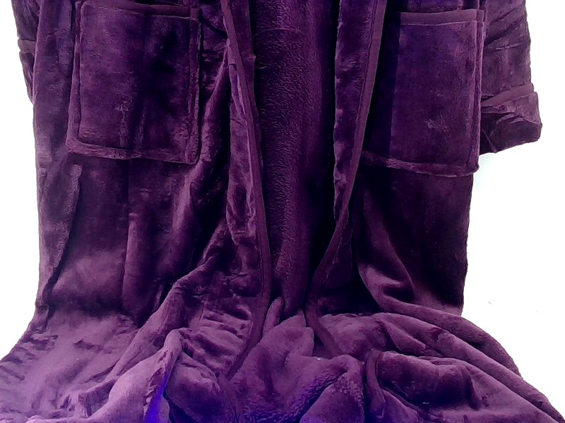 Bathrobe Color Purple Size Medium