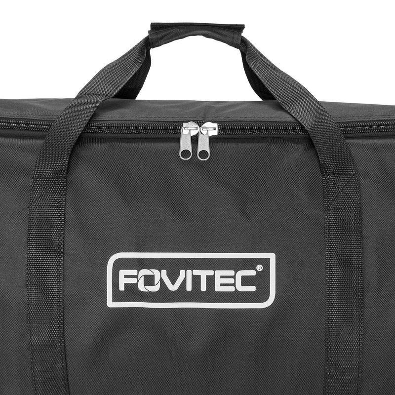 Fovitec 30x12x10 Photography Studio Lighting Equipment Bag Nylon Dual Zippers