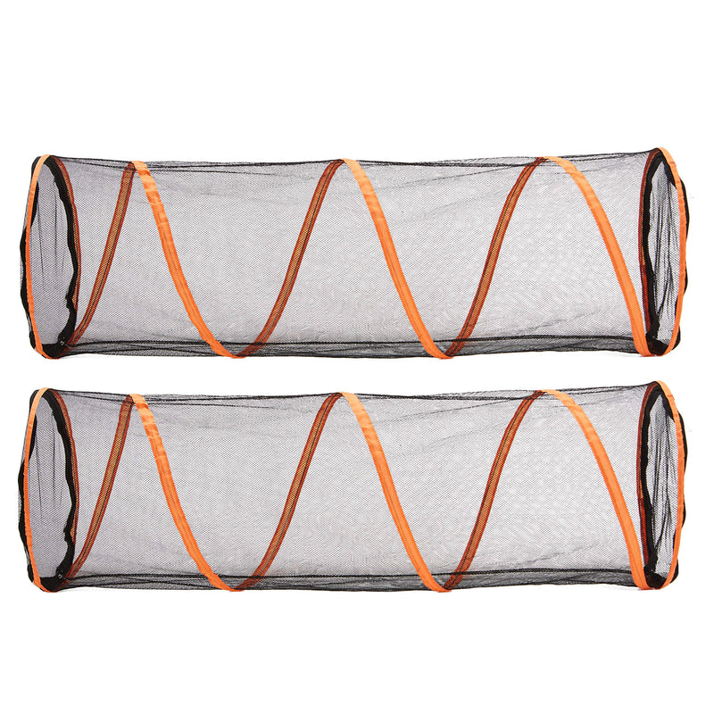 Alfa Gear Folding Mesh Tunnel for Cats, Indoor/Outdoor Play, 2 Pcs