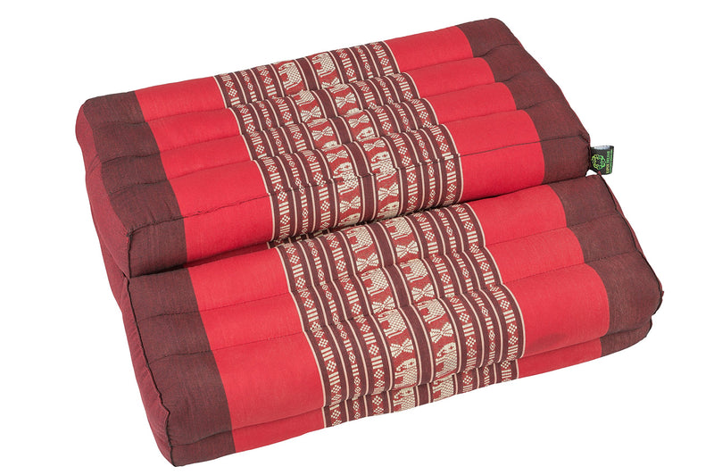 Red Elephant Foldable Meditation Cushion 25.5x19.5 Inches