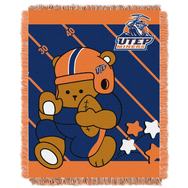 UTEP Miners Baby Throw Blanket 36" x 46"