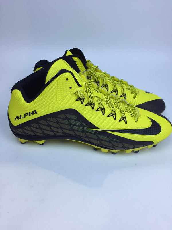Nike Men's Size 12.5 Yellow Black Soccer Sport Cleats Pair Of Shoes