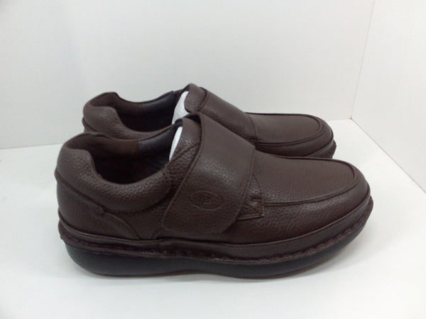 Propét mens M5015 loafers shoes, Dark Brown Grain, 11 X-Wide US