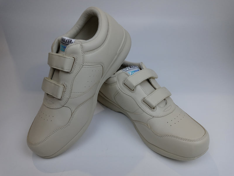 Propét Mens Life Strap Walking Athletic Shoes Off White Size 11 5e Pair of Shoes