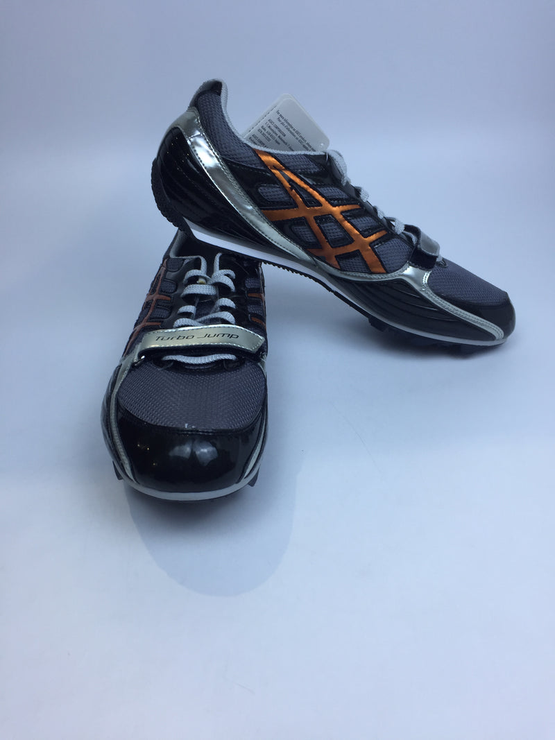 ASICS Men Athletic Shoes (Running) Turbo Jump Track & Field Storm Copper Black 11 Medium US