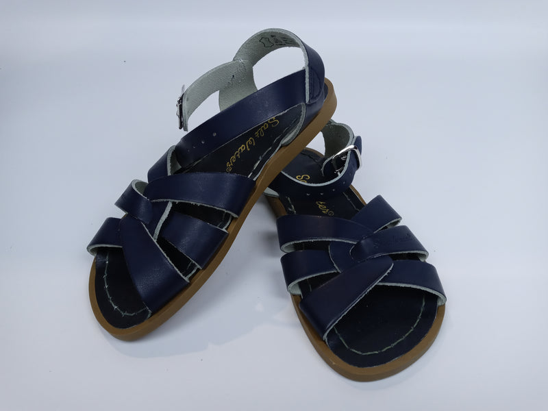 Salt Water Sandals by Hoy Shoe Original Sandal (Toddler/Little Kid/Big Kid/Women's), Navy, 13 M US Little Kid