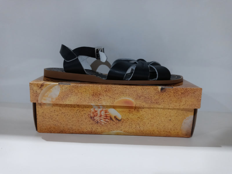 Salt Water Sandals by Hoy Shoe Original Sandal Women's Black Pair Of Shoes