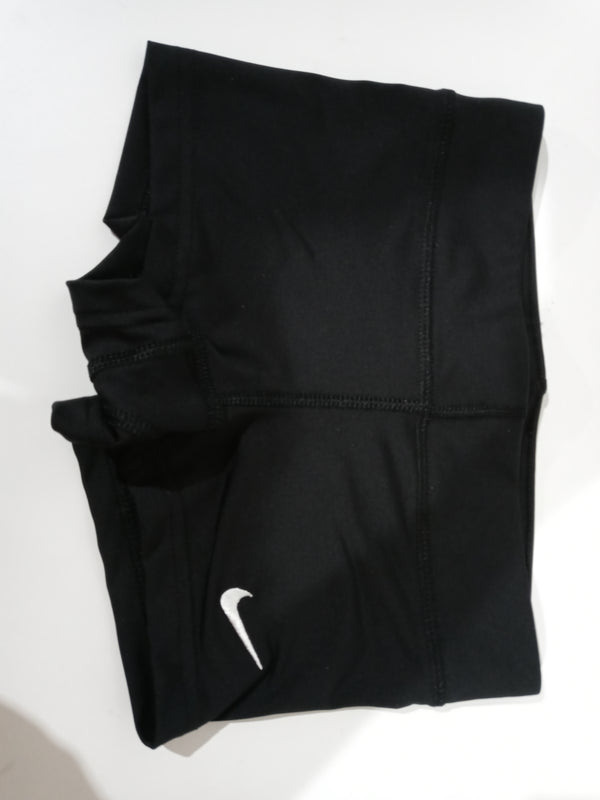 Nike Girls Performance Game Shorts Youth (Small, Black)