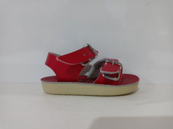 Salt Water Sandals by Hoy Shoe Sea Wees,Red,1 M US Infant