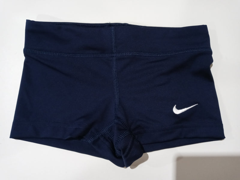 Nike Girls Performance Game Shorts Youth (Small, Navy)