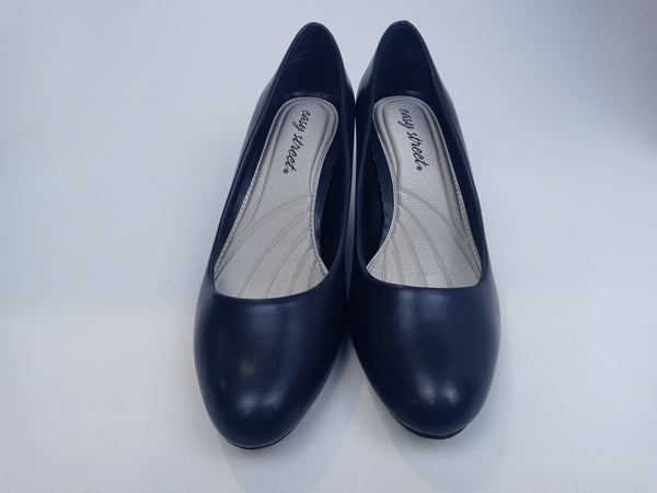 Easy Street Women Fabulous Pump Navy 7 Ww Us Pair of Shoes