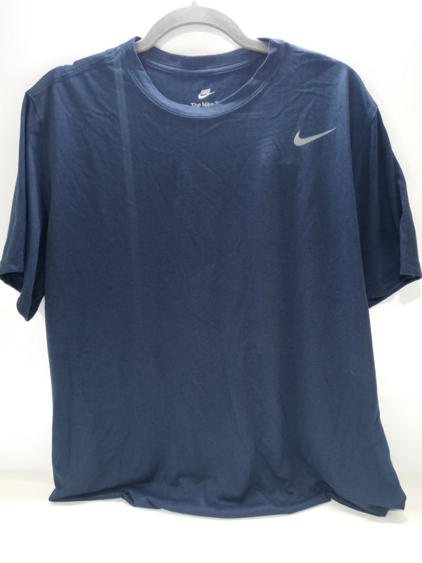 Nike Men's Legend Short Sleeve Dri-Fit Shirt, Navy, X-Large