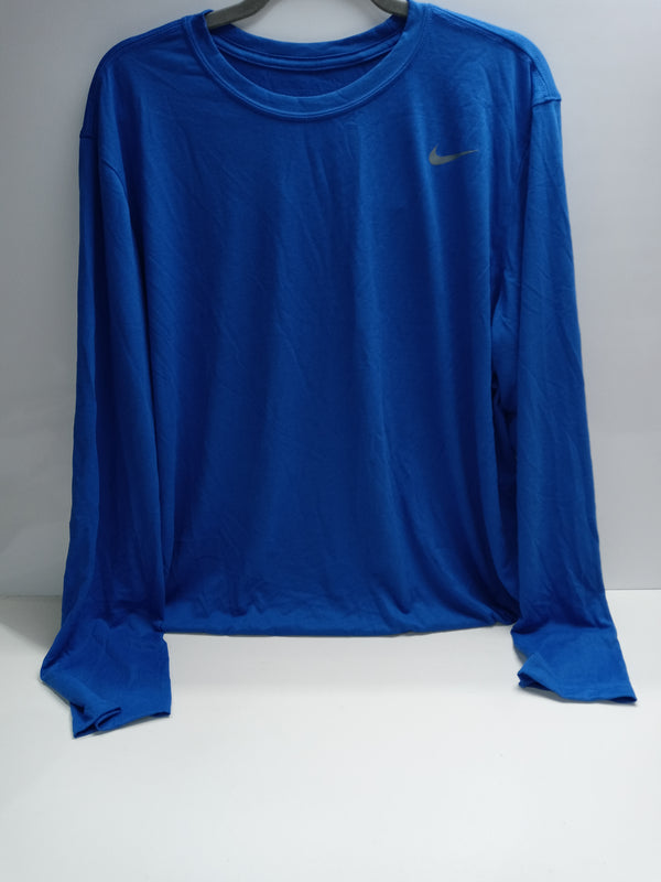 Nike Men's Legend Long Sleeve Tee, Royal, XL
