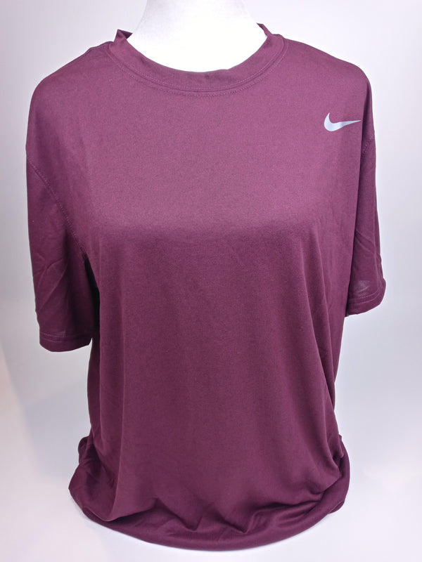 Nike Men's Legend Short Sleeve Tee Maroon Large Men T-Shirt