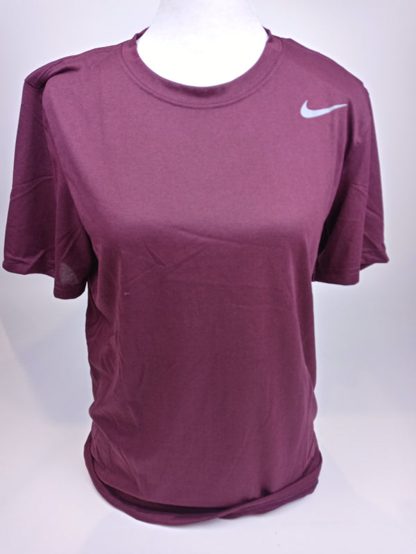 Nike Men's Legend Short Sleeve Tee Maroon Small T-Shirt