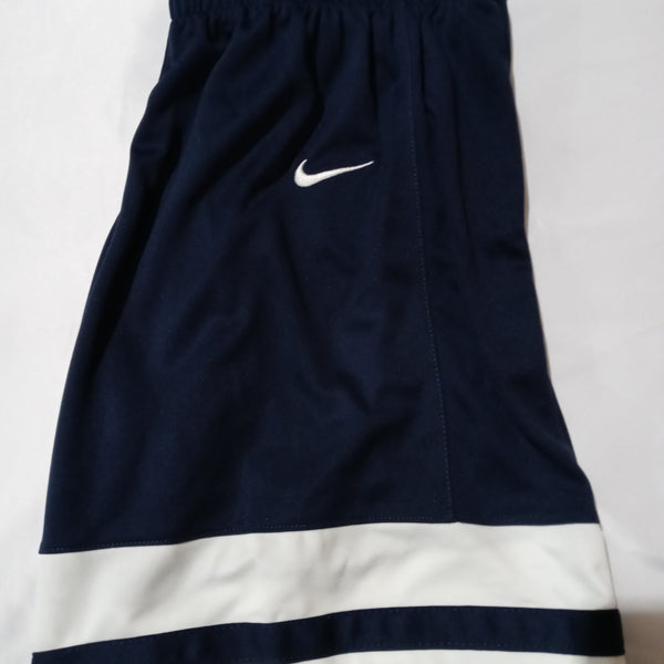 Nike Women's Team National Shorts, Navy/White, Large