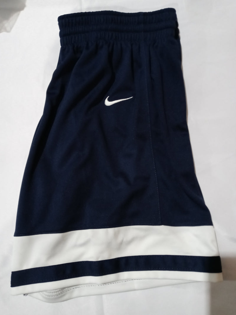 Nike Women's Team National Shorts, Navy/White, Large