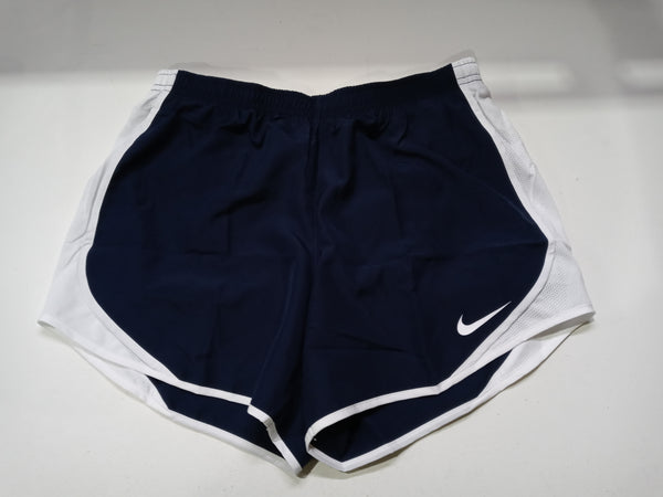 Nike Girls Dry Tempo Running Shorts (X-Large, Navy/White)
