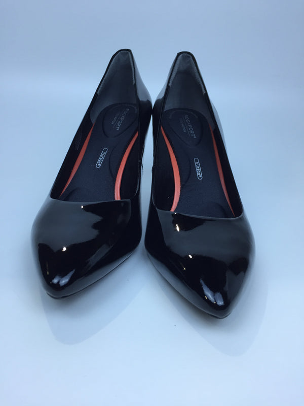 Rockport Women's Total Motion 75mm Black Patent Size 9.5 M Pair of Shoes