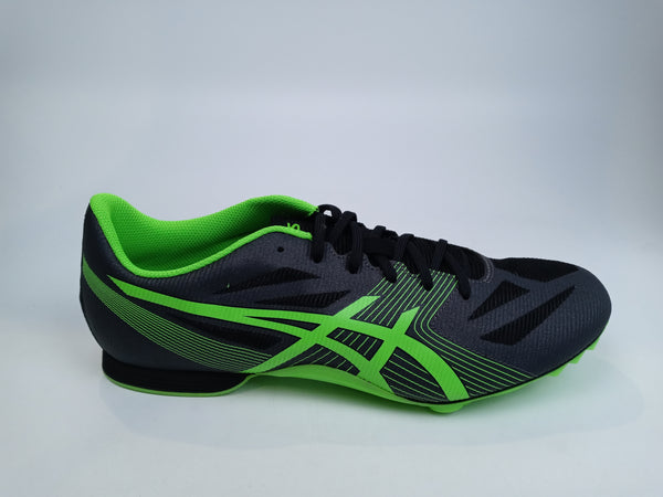 ASICS Men Hyper MD 6 Track Charcoal Flash Green Onyx 12.5 Medium US Pair of Shoes