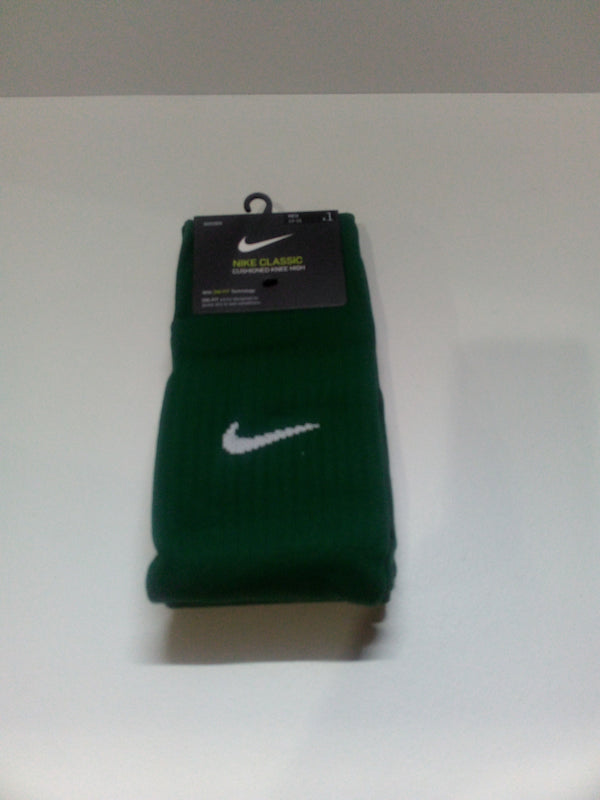 Nike Classic II Cushion Over-The-Calf Football Sock nkSX5728 323 (Green/White, X-Large)