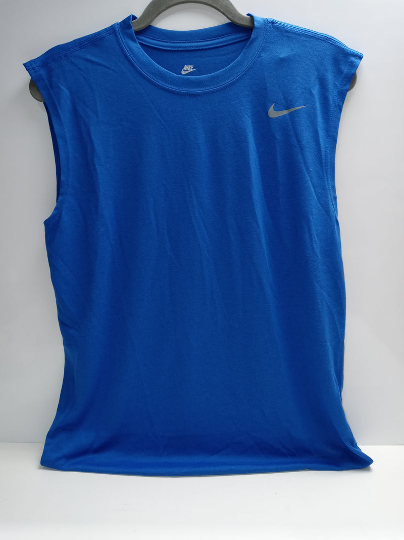 Nike Mens Legend Dri Fit Sleeveless T Shirt (Medium, Royal)