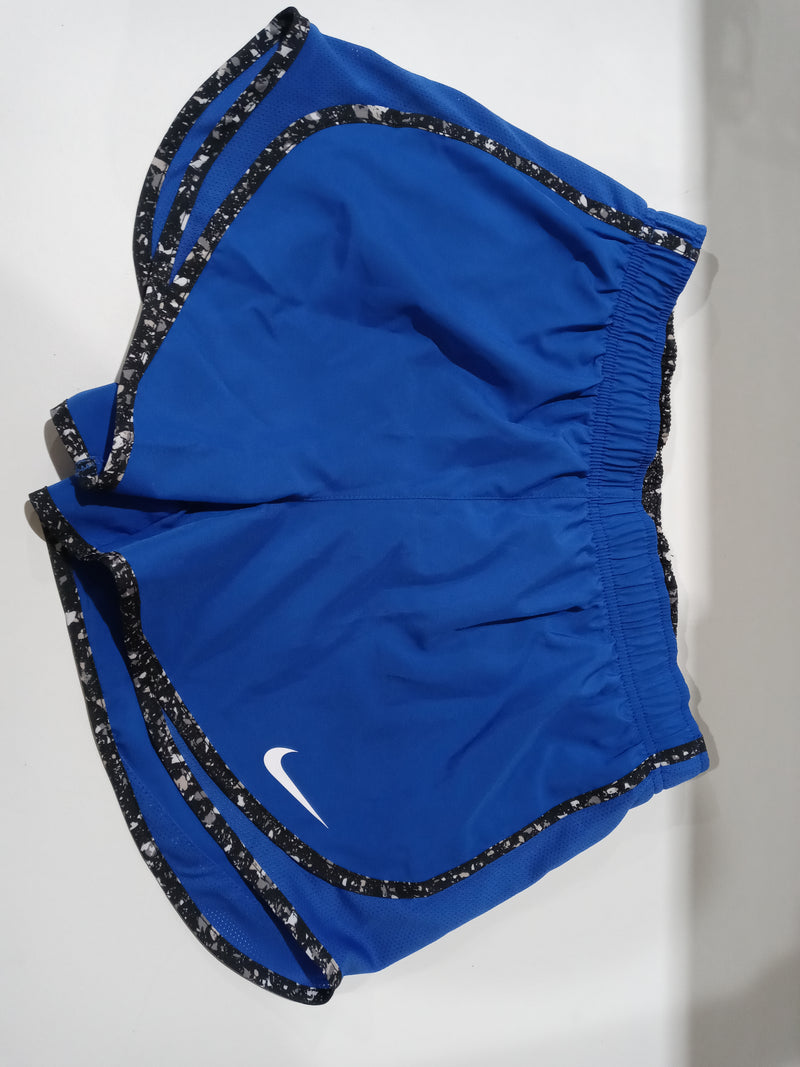 Nike Womens Dry Tempo Shorts Royal/White Size Small