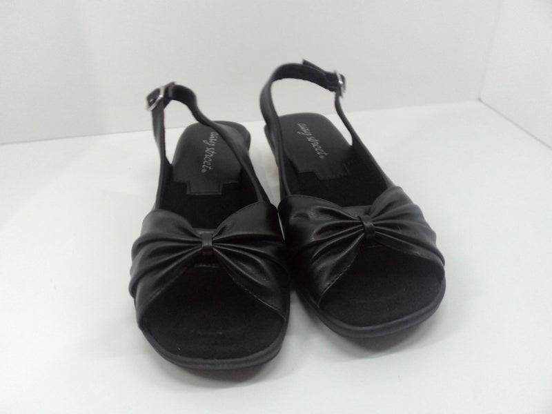 Easy Street Women's Fantasia Heeled Sandal Black 7 W US Pair Of Shoes